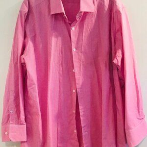 Tailor Byrd collection Men Shirt Sz 17.5